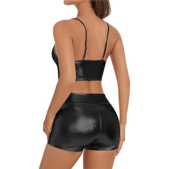 Metallic Rave Booty Shorts - Picture 5 of 5